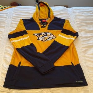 Reebok NHL face off collection Nashville Predators hoodie
